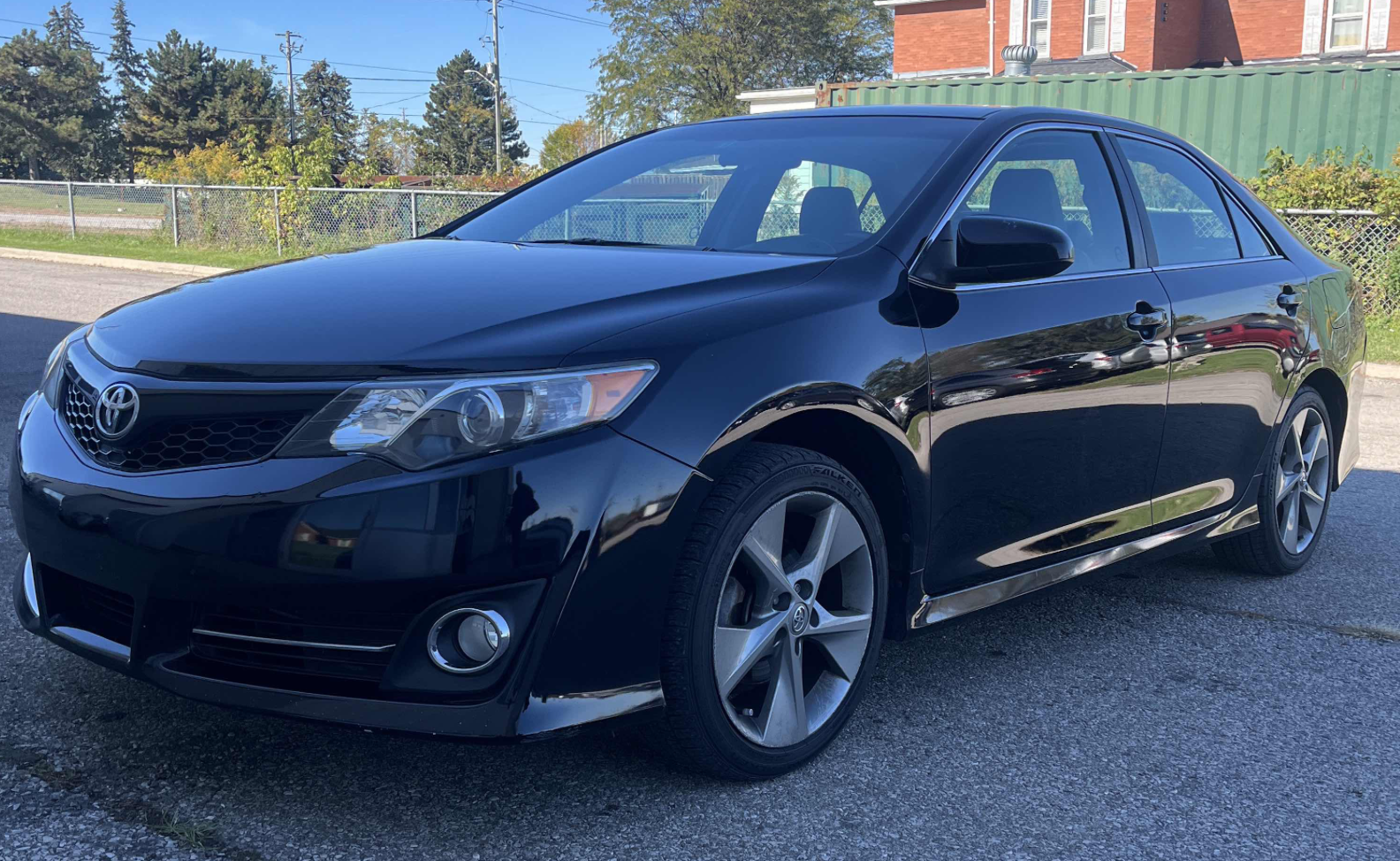 Black 2012 Toyota Camry Sedan Front-Wheel Drive